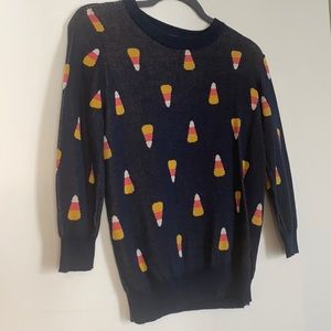 Basically new ModCloth Candy Corn Sweater, Size Medium!